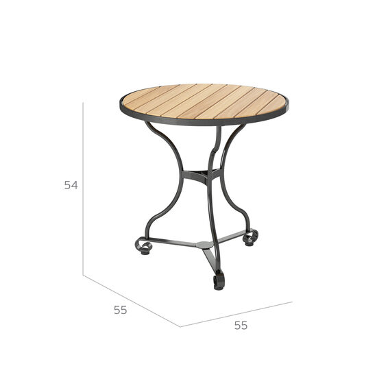 Fontenay Round Side Table Ø 55, Teak