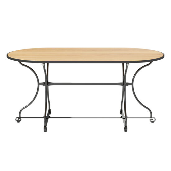 Fontenay Folding Oval Table 160 x 85, Teak