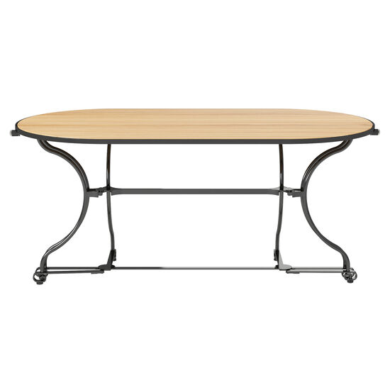 Fontenay Folding Oval Table 160 x 85, Teak