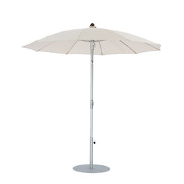 Tuscany Ivory Round Parasol 2.20m with aluminium mast