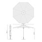 Calabria Round Parasol 4.00 m, Ivory