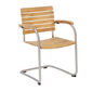 Bolero Stackable Cantilever Chair, Teak