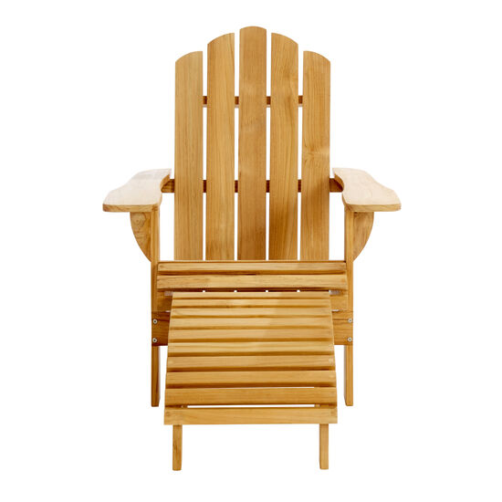Adirondack Chair + Footstool Set