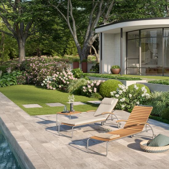 Bolero Lounger, Teak