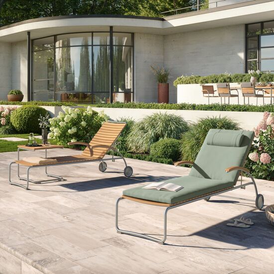 Bolero Lounger, Teak