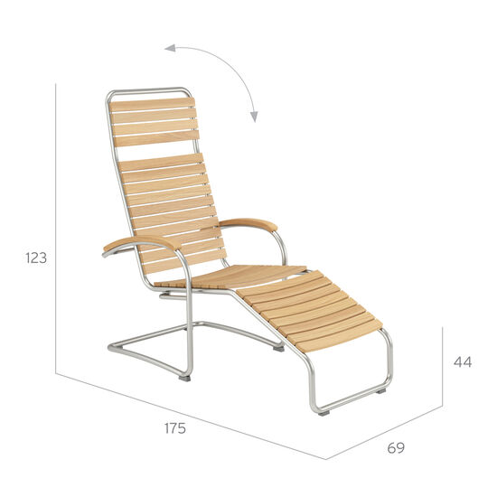 Bolero Lounge Chair, Teak