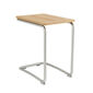 Bolero Side Table Stainless Steel 37 x 55, Teak