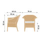Loom Classic Armchair, Plain White