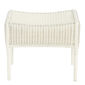 Loom Classic Footstool, Plain White
