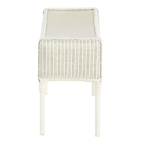 Loom Classic Footstool, Plain White