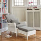 Loom Grand Chair, Plain White