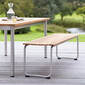 Bolero Backless Seat, Teak