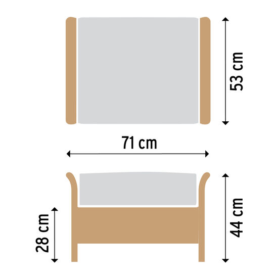 Loom Classic Club Footstool Nature