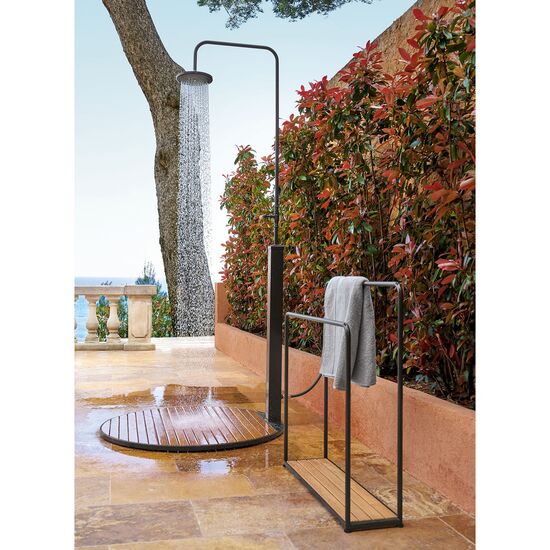 Riviera Lounger Towel Silver Grey 210 x 80