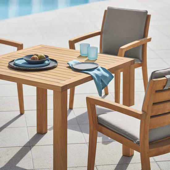 Unfinished sales outdoor table