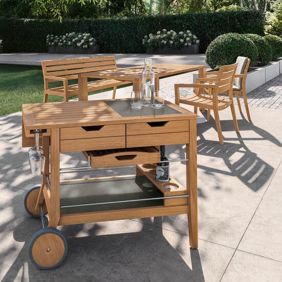 Square Table 165 x 90 Teak