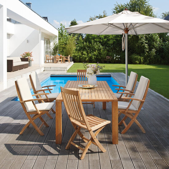 Square Table 180 x 100, Teak