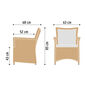 Loom Grace Armchair, Pebble Grey
