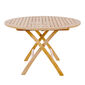 Folding Table Round Ø 120 with Parasol Hole