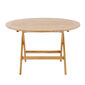 Folding Table Round Ø 120 with Parasol Hole