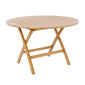Folding Table Round Ø 120 with Parasol Hole