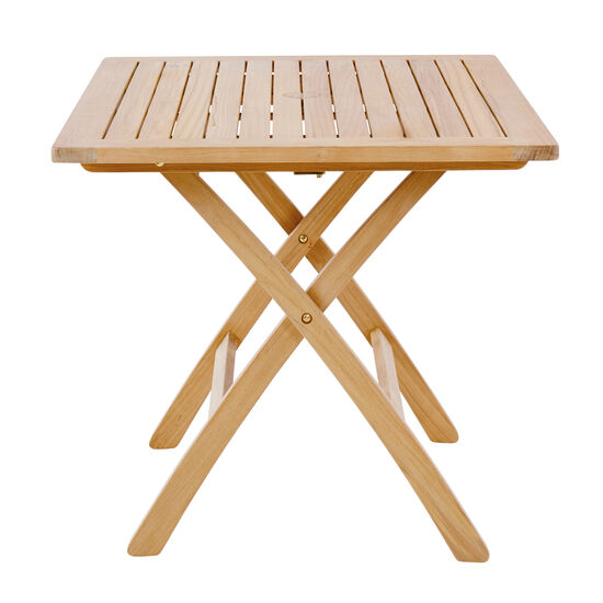 Folding Table 100 x 80 with Parasol Hole