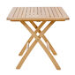 Folding Table 100 x 80 with Parasol Hole