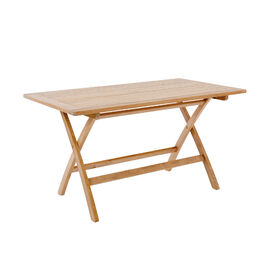 Folding Table 140 x 80 with Parasol Hole