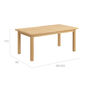 Cornwall Extending Table 165-220 x 90