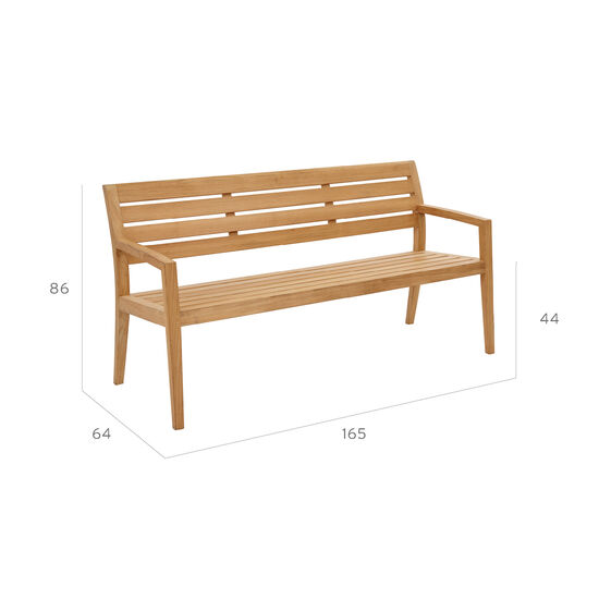 Valencia Seat 165 Teak