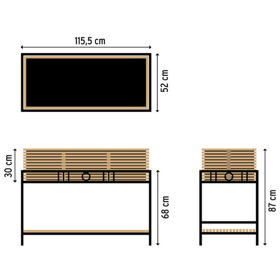 Brittany Balcony/Terrace Raised Bed