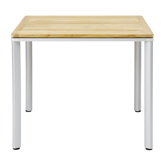 Portland Table Aluminium 90 x 90, Teak