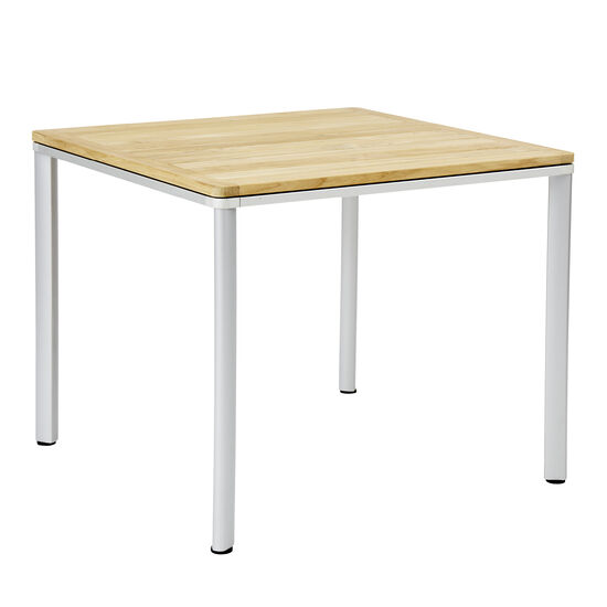 Portland Table Aluminium 90 x 90, Teak