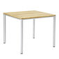Portland Table Aluminium 90 x 90, Teak