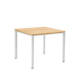 Portland Table Aluminium 90 x 90, Teak