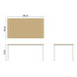 Portland Table Aluminium 165 x 90, Teak