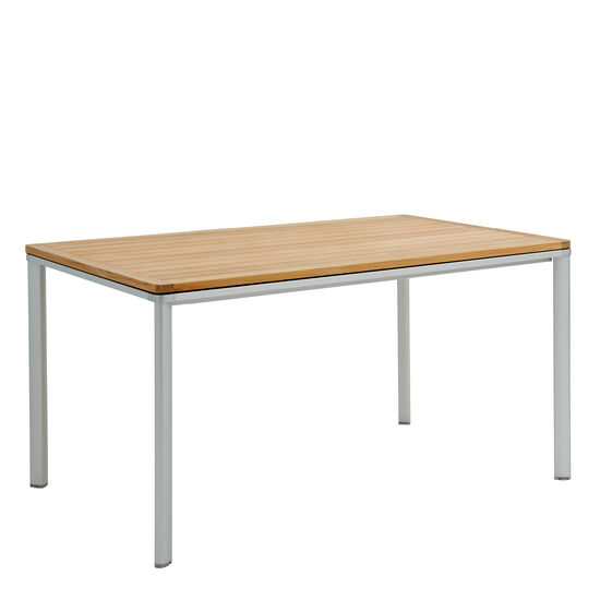Portland Table Aluminium 140 x 90, Teak