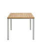 Portland Table Aluminium 140 x 90, Teak