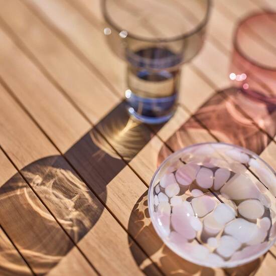 Portland Table Aluminium 220 x 100, Teak