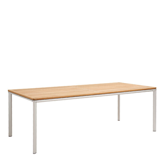 Portland Table Aluminium 220 x 100, Teak