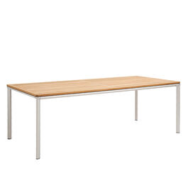 Portland Table Aluminium 220 x 100, Teak