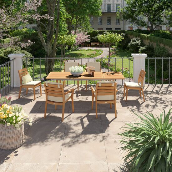 Portland Extending Table 165-225 x 90, Teak