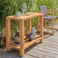 Square Console Table 90 x 42 Teak