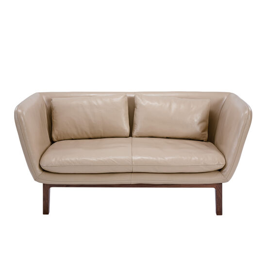 Hamilton Leather Sofa, Chamois