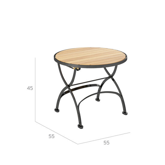 Folding patio shop accent table