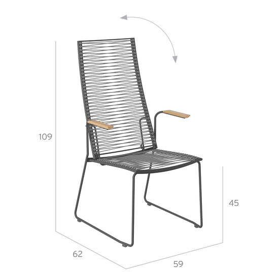 Pan Highback 75, Graphite