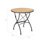 Fontenay Folding Table Ø 75, Teak