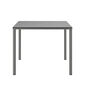 Portland Table Graphite 90 x 90, with HPL top Stone