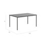 Portland Table Graphite 140 x 90, with HPL top Shade