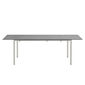 Portland Stainless Steel Extending Table 165-225 x 90, with HPL top Stone